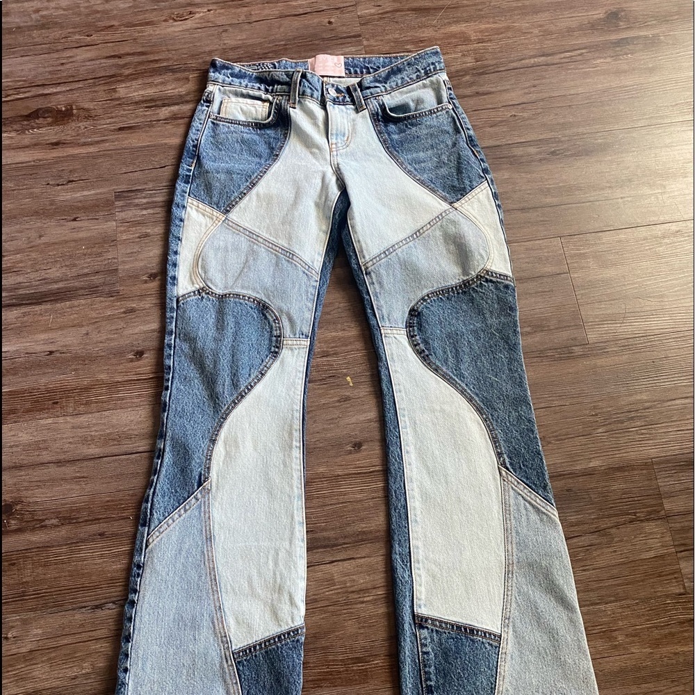 Patchwork Lowrise Revice Jeans